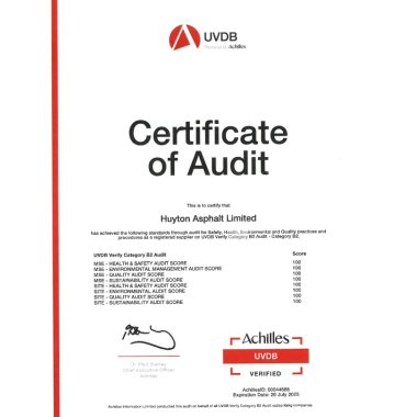 Achilles UVDB Audit