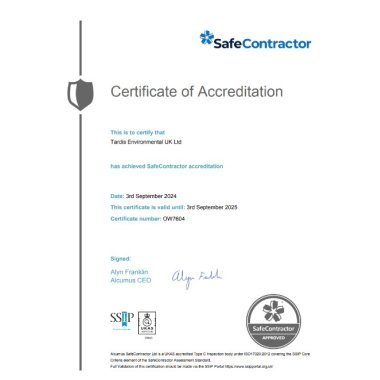 Alcumus Safe Contractor - CRL